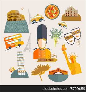 Travel Europe illustrations