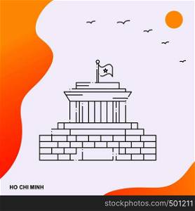 Travel HO CHI MINH Poster Template