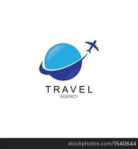 Travel logo, holidays, tourism, business trip company logo design.