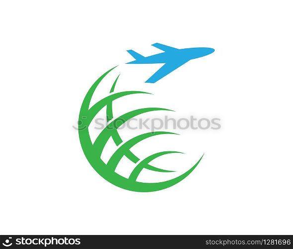 Travel logo template vector icon illustration design