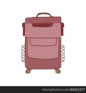 travel luggage suitcase cartoon. travel luggage suitcase sign. isolated symbol vector illustration. travel luggage suitcase cartoon vector illustration