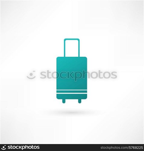 travel luggage suitcase icon
