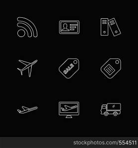 travel , money , shopping , destination , navigation , search , document , car , bus , plane , code , network , seo , sale , tag , discount , icon, vector, design, flat, collection, style, creative, icons