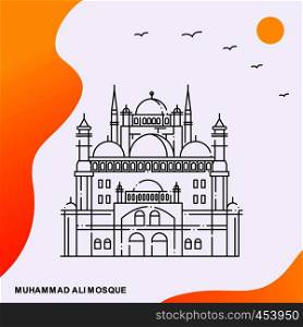 Travel MUHAMMAD ALI MOSQUE Poster Template