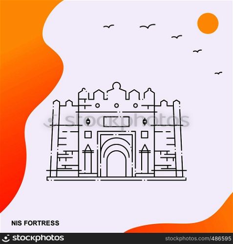 Travel NIS FORTRESS Poster Template
