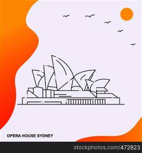 Travel OPERA HOUSE Poster Template