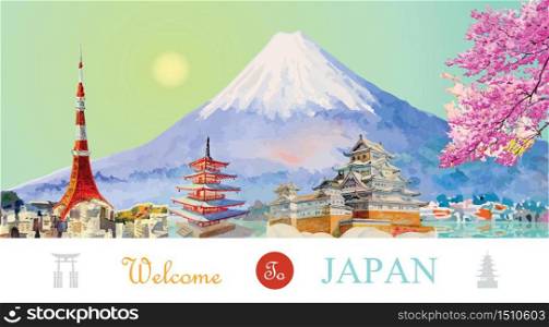 Travel popular landmark architecture japan.