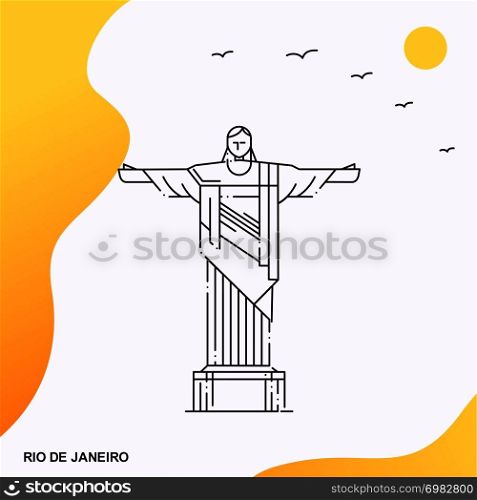 Travel RIO DE JANEIRO Poster Template