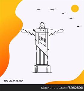Travel RIO DE JANEIRO Poster Template