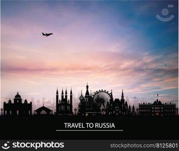 Travel Russia top world famous city ancient and palace architecture