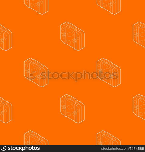 Travel suitcase pattern vector orange for any web design best. Travel suitcase pattern vector orange