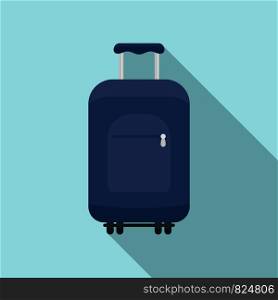 Travel summer bag icon. Flat illustration of travel summer bag vector icon for web design. Travel summer bag icon, flat style