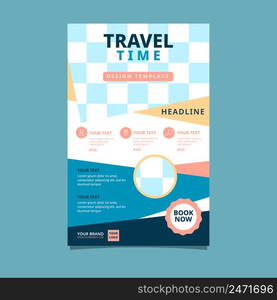 Travel Tour Holiday Vacation Flyer Brochure Poster Blank Space Design Template