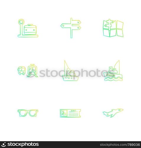 travel , transportation , car , bus , van , food , travelling, world , globe , map , navigation , compass , ship , boat , icon, vector, design, flat, collection, style, creative, icons