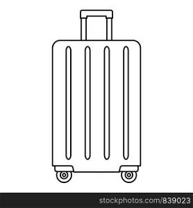 Travel wheels bag icon. Outline illustration of travel wheels bag vector icon for web design isolated on white background. Travel wheels bag icon, outline style
