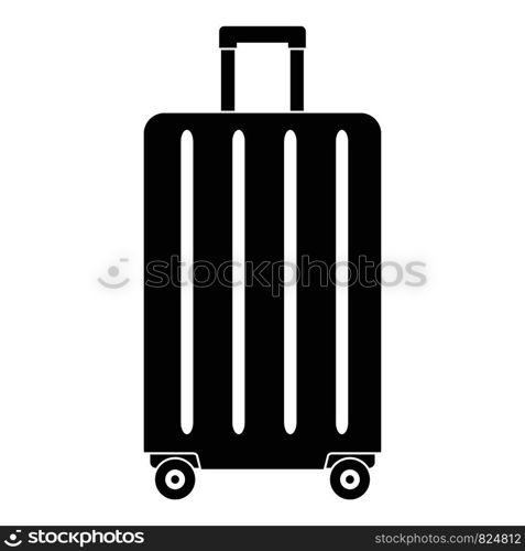 Travel wheels bag icon. Simple illustration of travel wheels bag vector icon for web design isolated on white background. Travel wheels bag icon, simple style