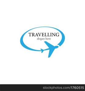 Traveling logo template vector icon design