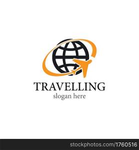 Traveling logo template vector icon design