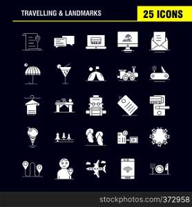 Travelling And Landmarks Solid Glyph Icon for Web, Print and Mobile UX/UI Kit. Such as: File, Location, Map, Transport, Chat, Chatting, Text, Transport, Pictogram Pack. - Vector