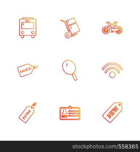 travelling , shopping, tags , discount , piechart , dollar , money, graph , coin , cart , icon, vector, design, flat, collection, style, creative, icons