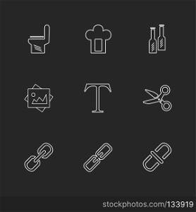 travelling, summer , vications  , bag  , torch , beer , drinks , bell , transportation , icon, vector, design,  flat,  collection, style, creative,  icons,