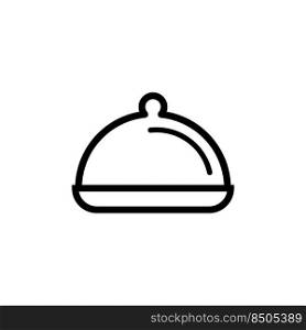 tray food icon vector template