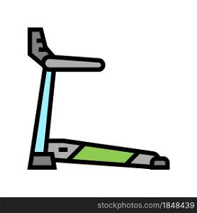 treadmill equipment color icon vector. treadmill equipment sign. isolated symbol illustration. treadmill equipment color icon vector illustration