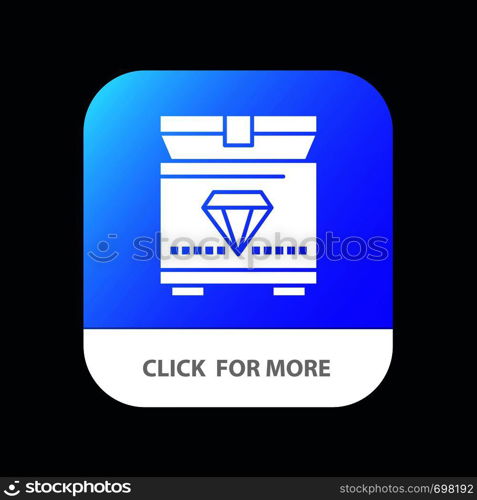 Treasure, Chest, Gaming Mobile App Icon Design