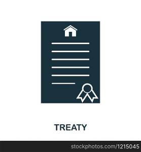 Treaty creative icon. Simple element illustration. Treaty concept symbol design from real estate collection. Can be used for web, mobile and print. web design, apps, software, print. Treaty creative icon. Simple element illustration. Treaty concept symbol design from real estate collection. Can be used for web, mobile and print. web design, apps, software, print.