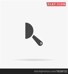 Treble flat vector icon. Glyph style sign. Simple hand drawn illustrations symbol for concept infographics, designs projects, UI and UX, website or mobile application.. Treble flat vector icon