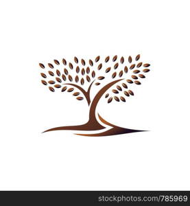 tree and root logo template