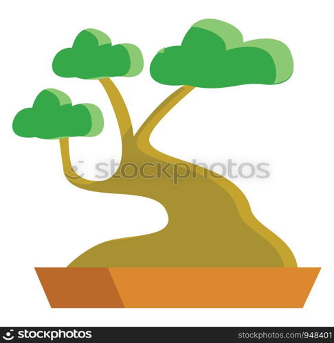 Tree hand drawn design, illustration, vector on white background.