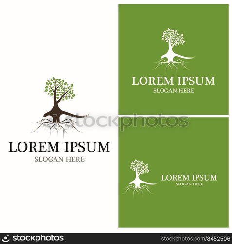 Tree icon and symbol vector template