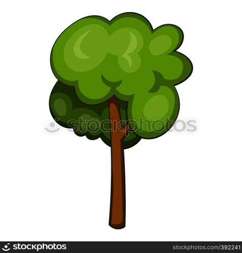 Tree icon. Cartoon illustration of tree vector icon for web. Tree icon, cartoon style