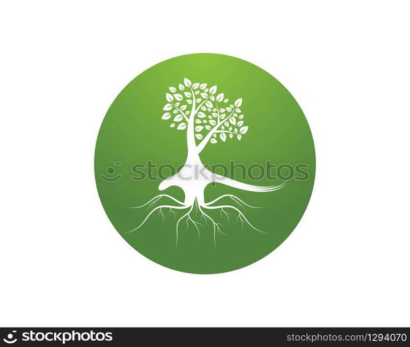 Tree icon concept of a stylized vector illustration