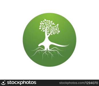 Tree icon concept of a stylized vector illustration