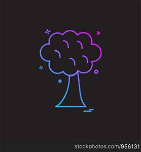 Tree icon design vector