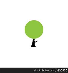 Tree icon, illustration design for website