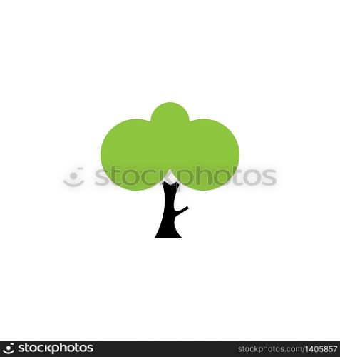 Tree icon, illustration design for website