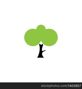 Tree icon, illustration design for website