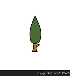 tree icon, illustration design template