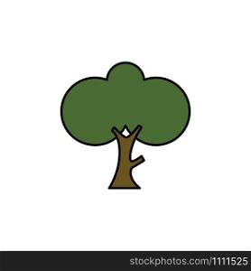 tree icon, illustration design template