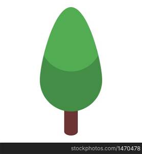 Tree icon. Isometric of tree vector icon for web design isolated on white background. Tree icon, isometric style