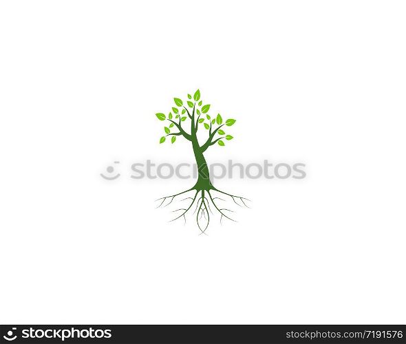 Tree icon logo design vector template