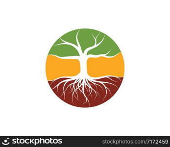 Tree icon logo template vector design