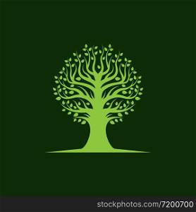 Tree icon logo vector icon design