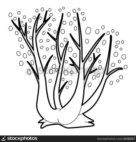 Tree icon. Outline illustration of tree vector icon for web. Tree icon, outline style