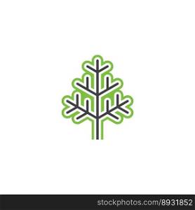 tree icon vector logo design element