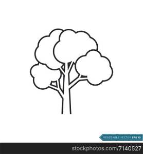 Tree Icon Vector Template Illustration Design