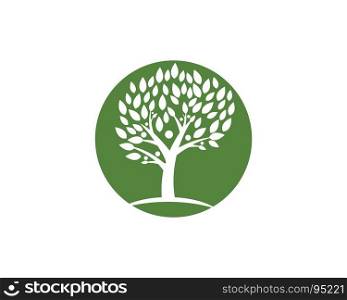 tree leaf ecology nature element vector icon. Logos of green leaf ecology nature element vector icon